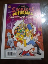 The Simpsons Futurama Crossover Crisis II #1 (Bongo Comics janeiro de 2005) quase perfeito- , usado comprar usado  Enviando para Brazil