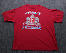 Camisa De Colección Años 90 Amsterdam Holanda Puntada Única Grunge Envejecido Adulto L segunda mano  Embacar hacia Argentina