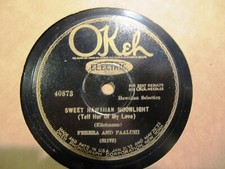 1927 Hawaiian STEEL GUITAR John Paaluhi Frank FERERA One Two Three OKEH 40873 comprar usado  Enviando para Brazil