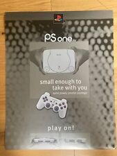 Oryginalny plakat promocyjny konsoli PSOne. 2000. 28"x22". Dwustronny., używany na sprzedaż  PL