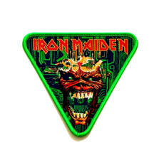 Iron Maiden Virus VERDE Border Official Licenciado Tecido Patch Novo ESGOTADO Direto comprar usado  Enviando para Brazil