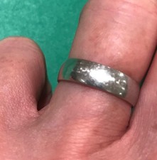 Platinum wedding band for sale  BRISTOL