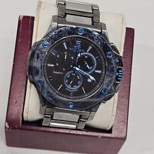 Relógio masculino Oniss cronógrafo grafite on612-m - aprox 8" (precisa de batalha) comprar usado  Enviando para Brazil