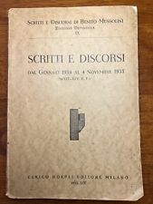 Mussolini benito scritti usato  Cernusco sul Naviglio