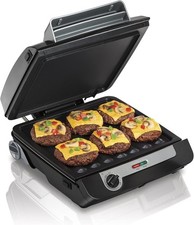 Hamilton Beach 4 em 1 grelha interna e combo de chapa elétrica com fogão de bacon, usado comprar usado  Enviando para Brazil