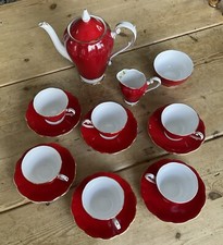 vintage bone china coffee sets for sale  LUTTERWORTH