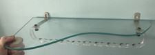 Prateleira vintage em forma de piano de vidro LUCITE suporte de toalha de torção de corda MCM meados do século, usado comprar usado  Enviando para Brazil