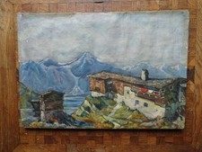 Tableau ancien paysage d'occasion  Montbrison