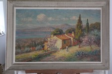 Peinture ancienne huile d'occasion  La Cadière-d'Azur