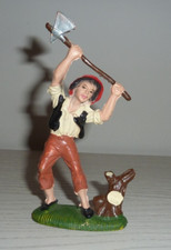 Pastore taglialegna statuina usato  Italia
