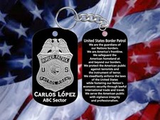 Badge keychain made for sale  Center Conway