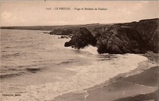 Cpa pouldu plage d'occasion  Marchaux