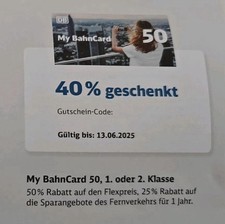 Bahncard deutsche bahn gebraucht kaufen  Dortmund