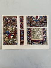 Antique chromolithograph stain for sale  LONDON