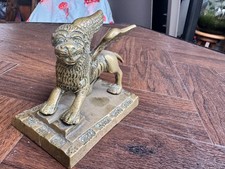 Antique brass paperweight for sale  LONDON