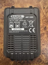 Bauker 18v 36wh for sale  WARRINGTON