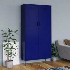Guarda-roupa NNEVL azul marinho 90x50x180 cm aço, usado comprar usado  Enviando para Brazil