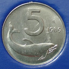 Lire 1989 delfino usato  Borgomanero