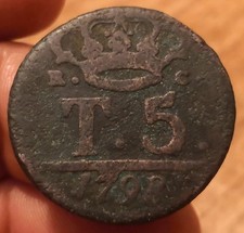 Moneta tornesi 1798 usato  Olbia