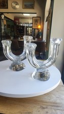 Paire bougeoirs cristal d'occasion  Capendu