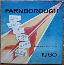 Farnborough airshow 1960 for sale  CHIPPENHAM
