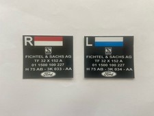 Adesivos de choque dianteiro Correct Mk2 Ford Escort México RS2000 RS1800 SACHS 1 par comprar usado  Enviando para Brazil
