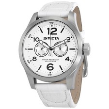 Usado, Relógio masculino Invicta Specialty mostrador prata couro branco 12170 comprar usado  Enviando para Brazil