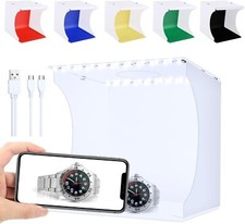 Caixa portátil de estúdio fotográfico com 40 peças contas de LED SMD para joias e itens pequenos, usado comprar usado  Enviando para Brazil