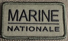 Ecusson patch marine d'occasion  Senlis