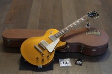 2001 Gibson Les Paul Custom Shop 1957 Reedição Guitarra Elétrica Gold Top + HSC, usado comprar usado 2001 Gibson Les Paul Custom Shop 1957 Reedição Guitarra Elétrica Gold Top + HSC, usado comprar usado  Enviando para Brazil