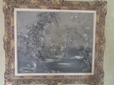 Tableau peinture huile d'occasion  Trélissac
