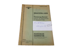 Ersatzteilliste hanomag garant gebraucht kaufen Ersatzteilliste hanomag garant gebraucht kaufen  Flensburg