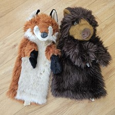 Folkmanis bear fox for sale  HORSHAM