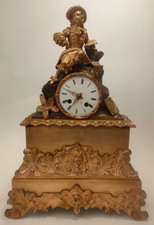 Pendule horloge bronze d'occasion  Saintes