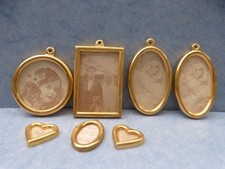 Miniatur bilderrahmen goldfarb gebraucht kaufen  Hamburg