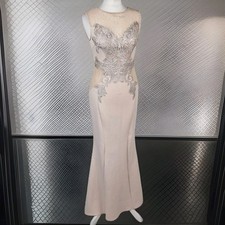 Lipsy beige maxi for sale  LUTON