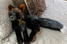 Disquete de pelúcia feito à mão qualidade artista cruz raposa macio por Vikirealisticdog Hungria, usado comprar usado  Enviando para Brazil