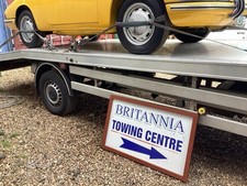 Vintage metal sign for sale  WARE
