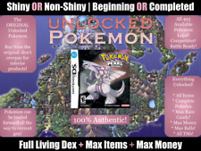 Desbloqueado autêntico Pokemon Pearl + todos os 493 Pokemon legal brilhante Max itens dinheiro comprar usado  Enviando para Brazil