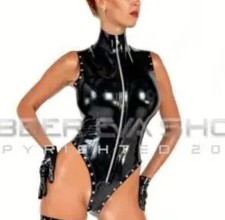 Black latex riveted for sale  LONDON