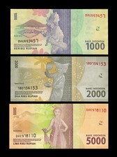 Indonesie série billets d'occasion  Nancy-