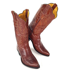 Botas femininas Rios Of Mercedes marrom pele de lagarto exótica feitas à mão cowgirl 9,5 D comprar usado  Enviando para Brazil