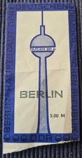 Eintrittskarte Telecafe 270 m, Berlin, Fernseh - und UKW Turm, DDR 5,00 Mark  comprar usado  Enviando para Brazil