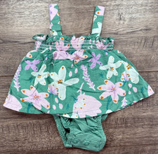 Roupas de bebê menina Just One You Carter's recém-nascido verde roxo floral macacão comprar usado  Enviando para Brazil