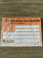 Biglietto calcio bellinzona usato  Monte San Pietro