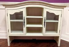Cream credenza hutch for sale  Bloomington