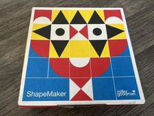 Shapemaker Drewniany zestaw bloków Miller Goodman Zestaw 25 kolorowych bloków 2008 Rzadki na sprzedaż  Wysyłka do Poland