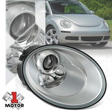 Lâmpada de farol lateral de passageiro projetor transparente cromado para 06-10 Volkswagen Beetle, usado comprar usado  Enviando para Brazil