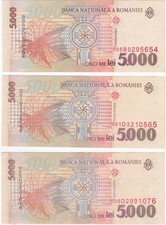 Romanian lei uncirculated for sale  ABERYSTWYTH