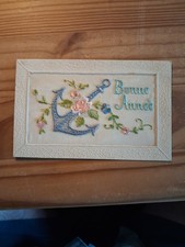 Cpa carte brodee d'occasion Cpa carte brodee d'occasion  Buzançais